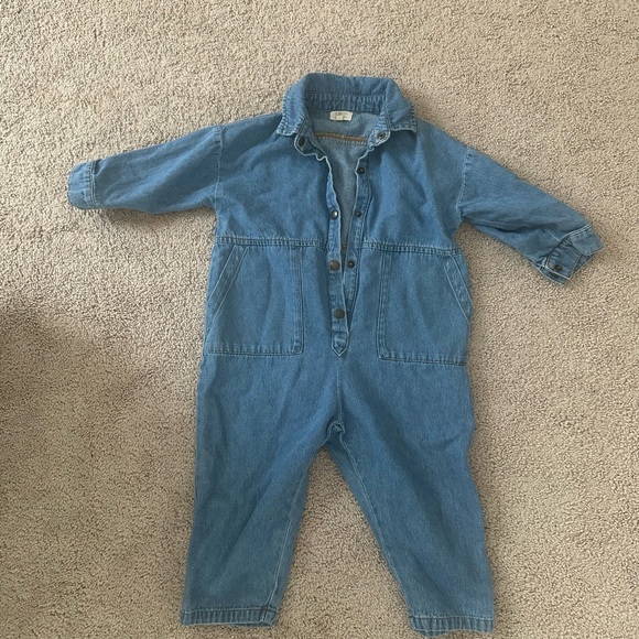 The simple folk denim boiler suit - Picture 1 of 4